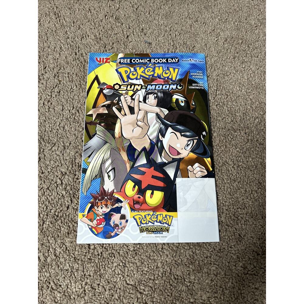 Free Comic Book Day Viz Pokémon Sun & Moon Sample Comic Book, English